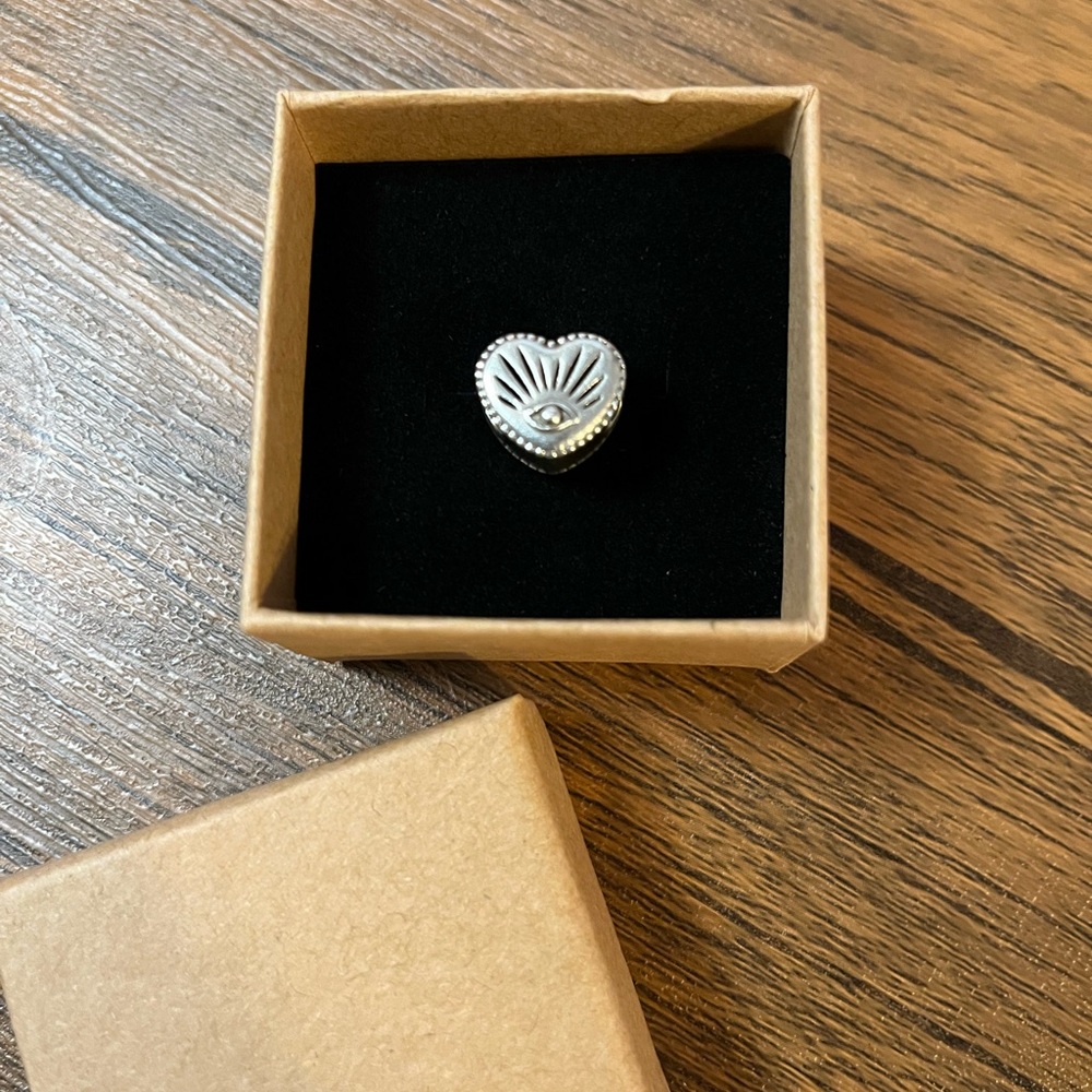 Pandora All-seeing Eye & Heart Charm